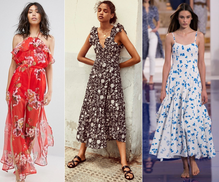 Floral dresses
