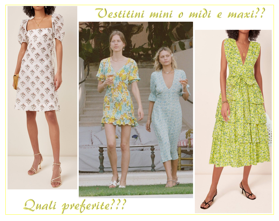 Vestiti a fiori ……